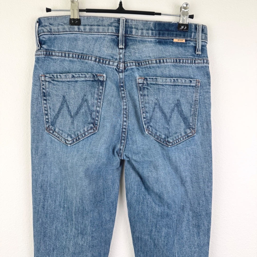 Mother Jeans Women 26 Blue Excellent Casual Chic High Rise Flare Denim - Picture 5 of 10